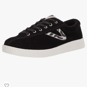 NWOT! Tretorn black and zebra print sneaker, size 9